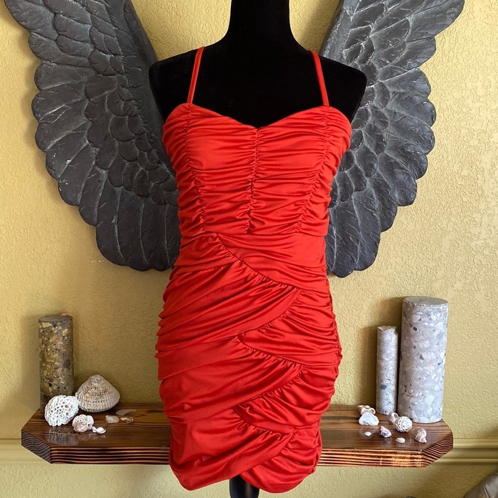 H&M Red Fancy Cocktail Dress